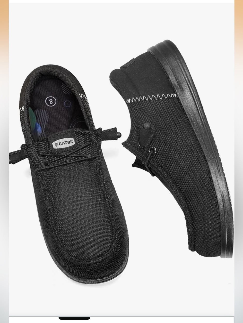 Women’s Work Non Slip-Shoes in Black Size 8